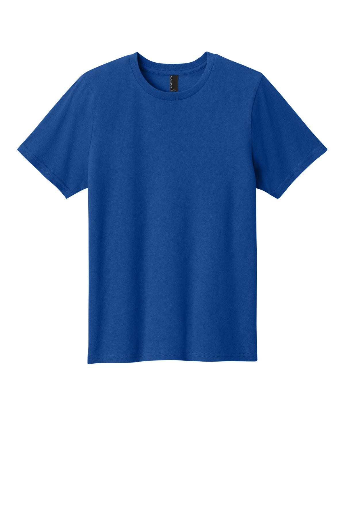 Port & Co Youth Easy Cotton Tee - True Royal