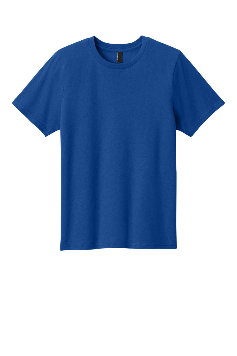 Port & Co Youth Easy Cotton Tee - True Royal