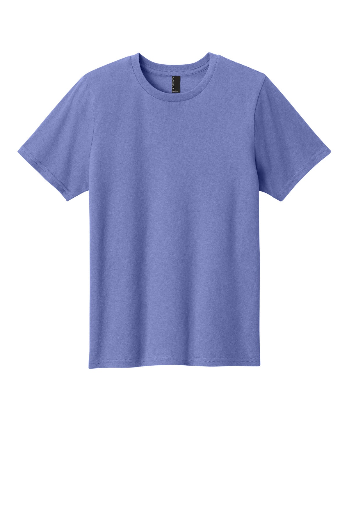 Port & Co Youth Easy Cotton Tee - Violet