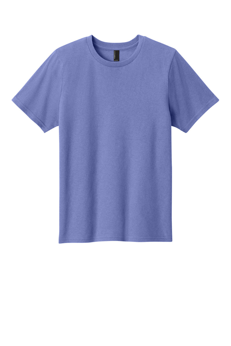 Port & Co Youth Easy Cotton Tee - Violet