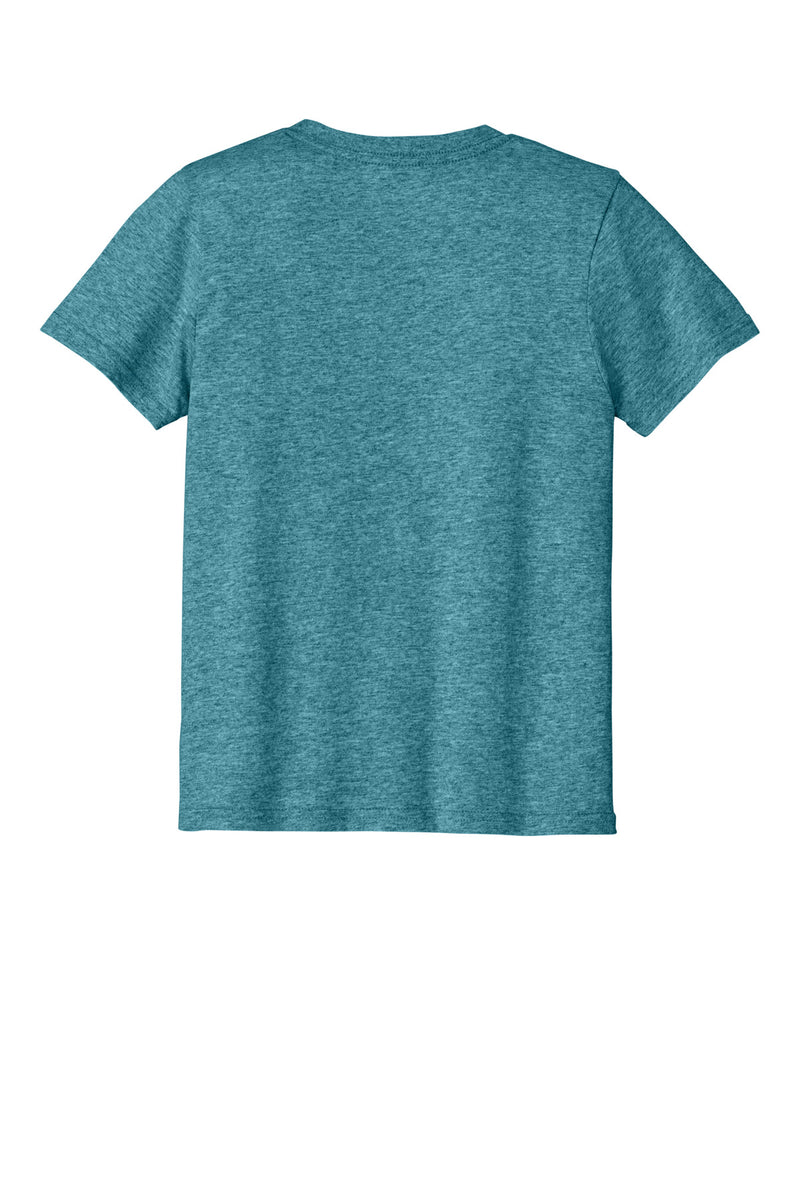 Port & Co Youth Easy Cotton Tee - Vivid Teal Heather