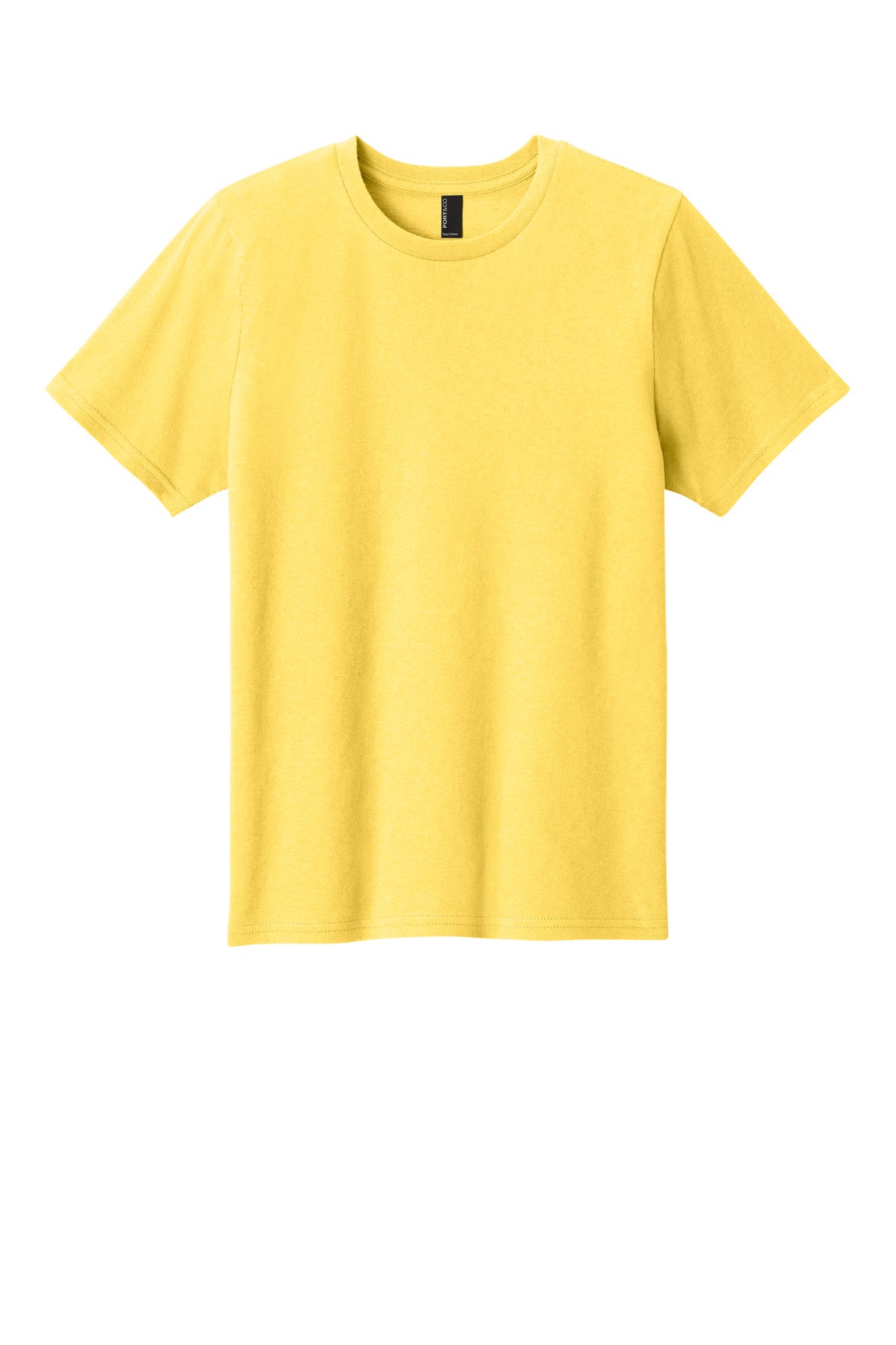Port & Co Youth Easy Cotton Tee - Yellow