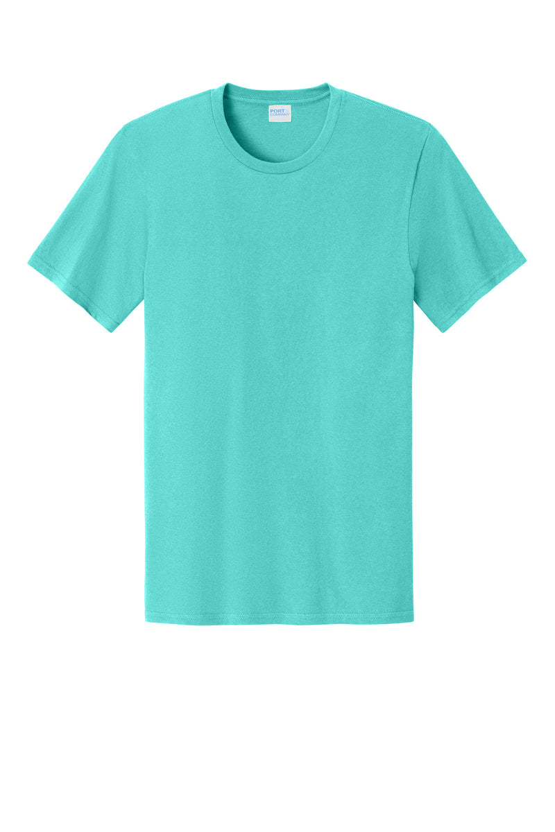 Port & Co Easy Cotton Tee - Aqua