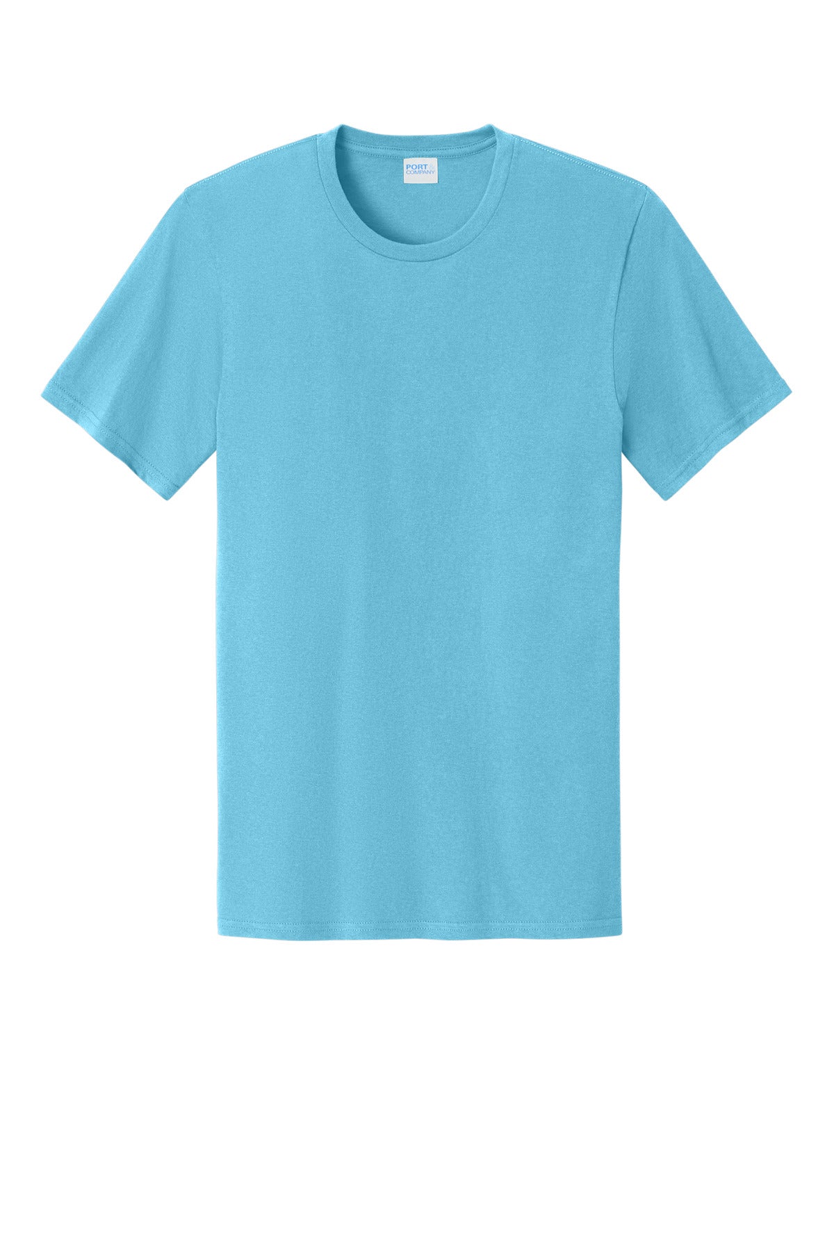 Port & Co Easy Cotton Tee - Aquatic Blue