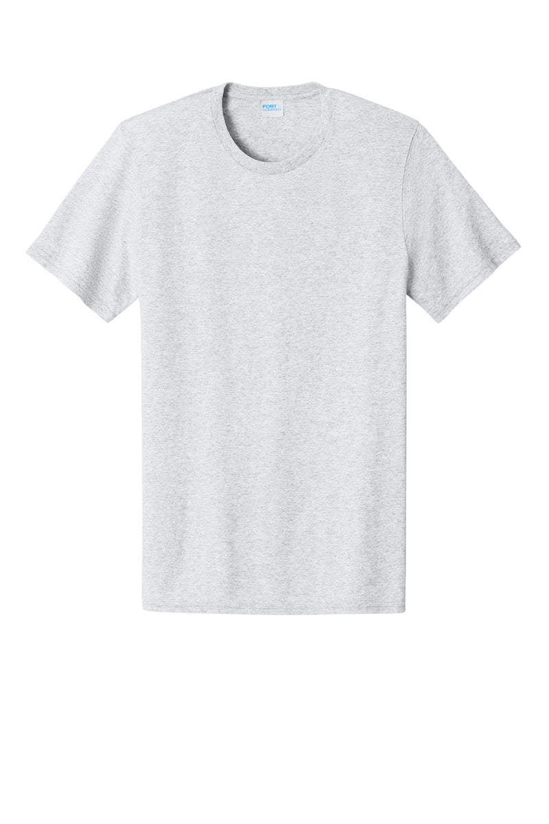 Port & Co Easy Cotton Tee - Ash