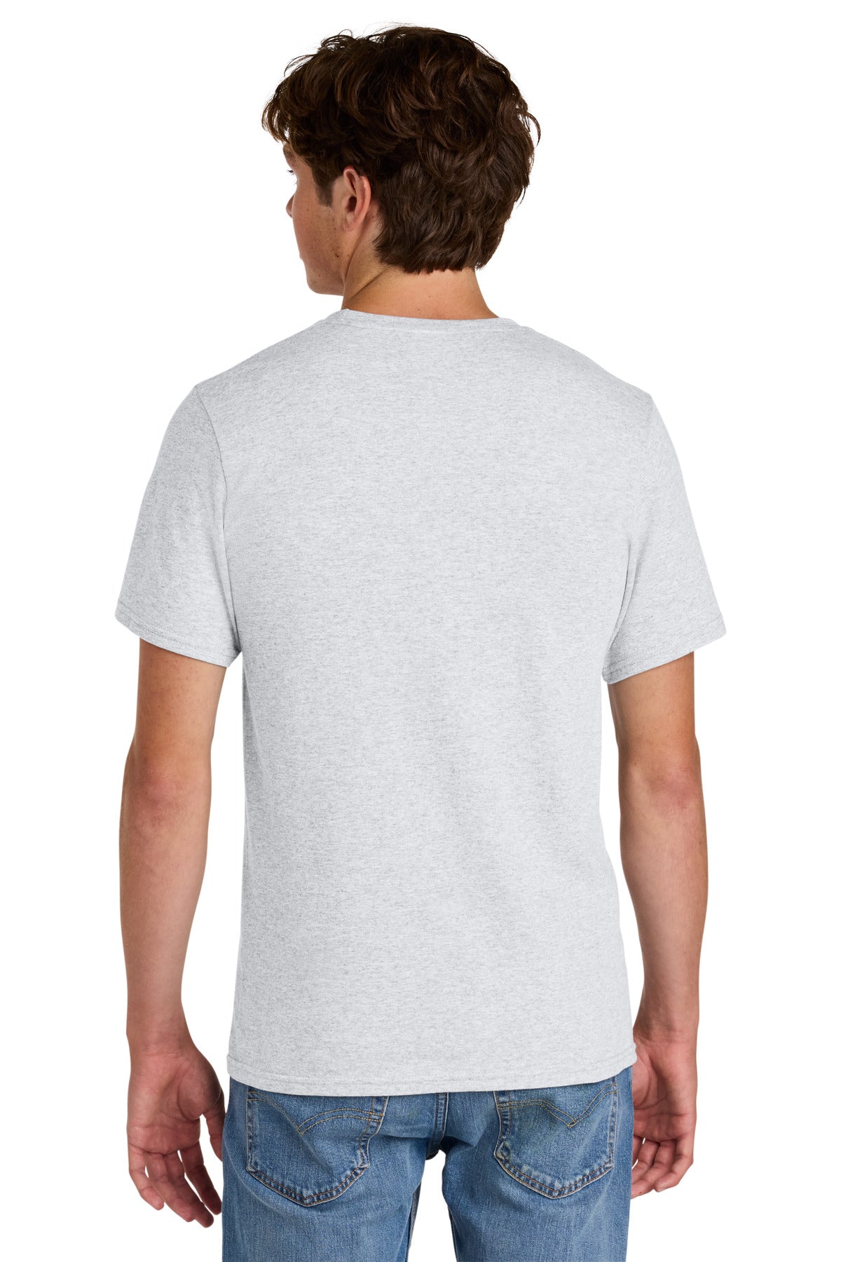 Port & Co Easy Cotton Tee - Ash