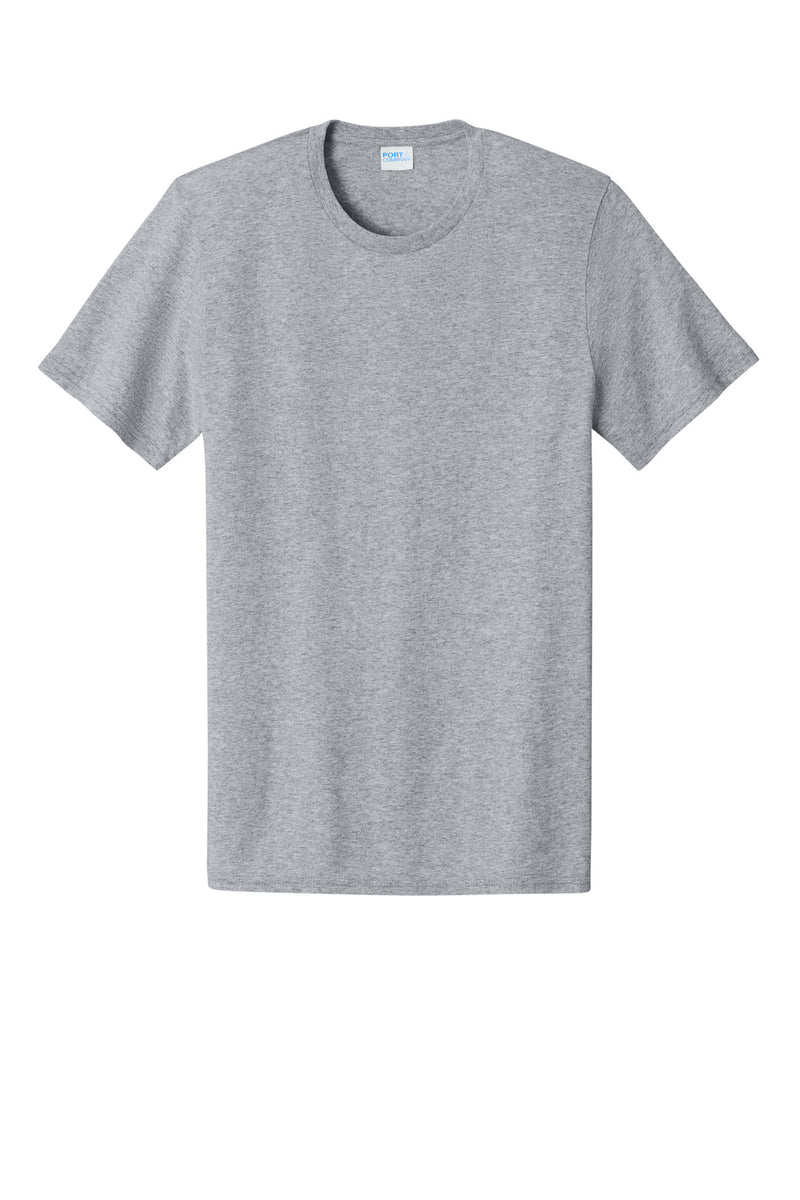 Port & Co Easy Cotton Tee - Athletic Heather