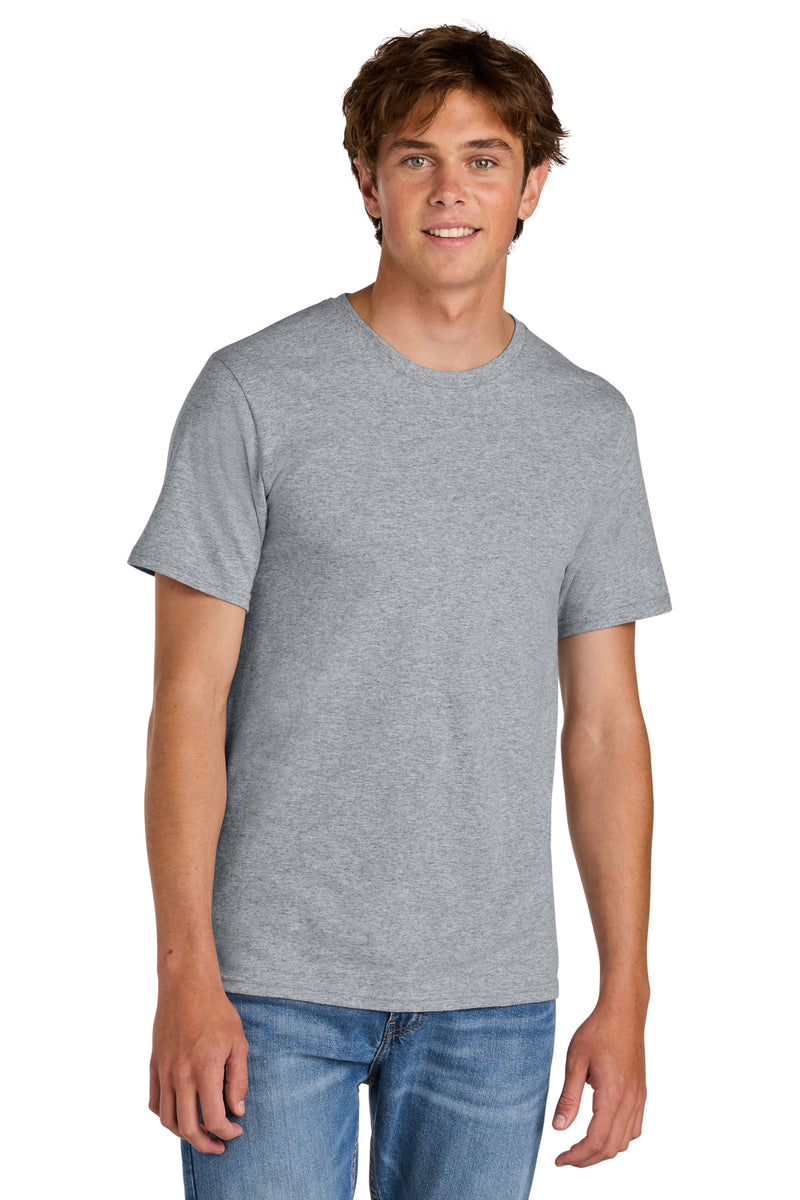 Port & Co Easy Cotton Tee - Athletic Heather