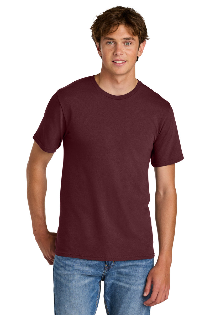 Port & Co Easy Cotton Tee - Athletic Maroon