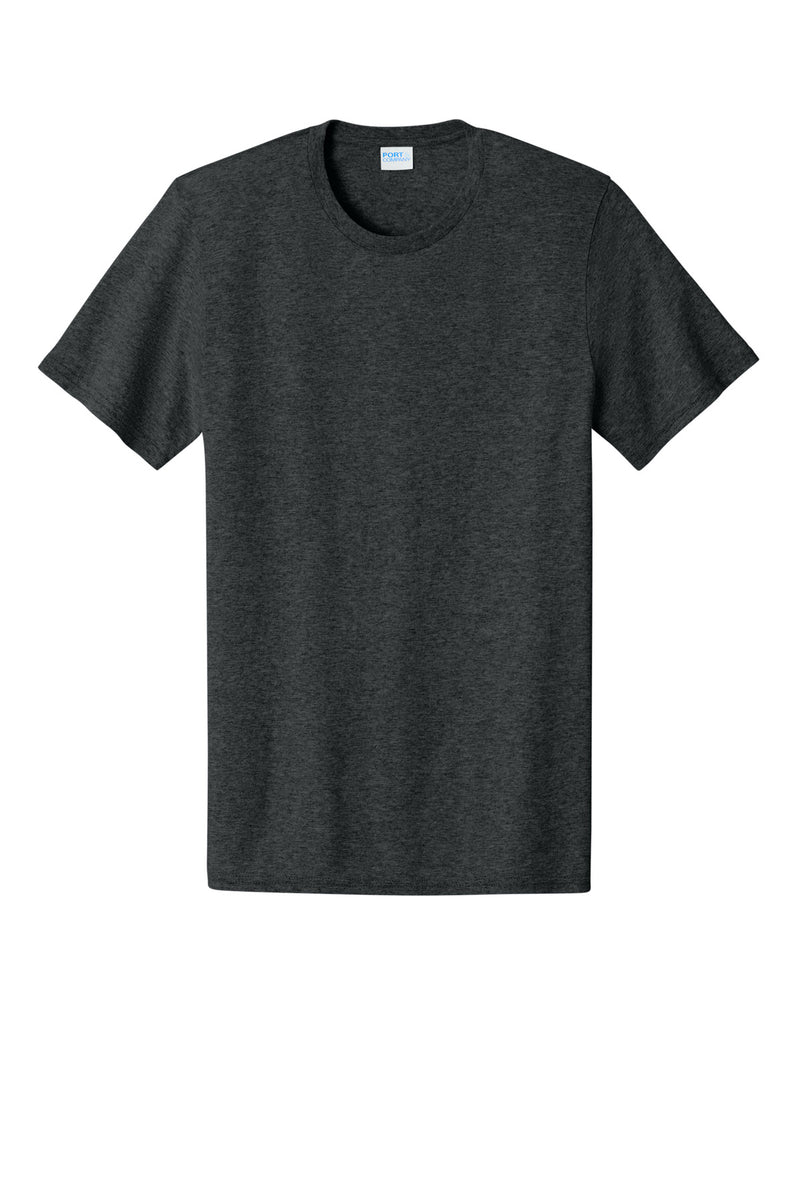 Port & Co Easy Cotton Tee - Black Heather