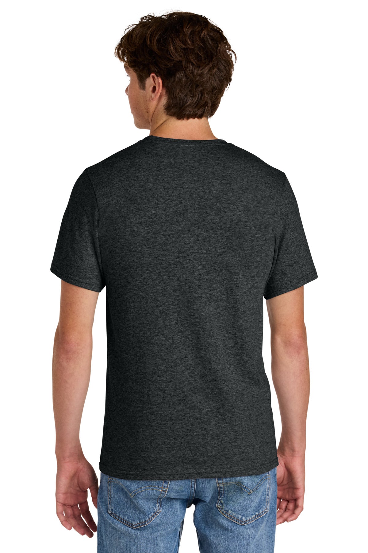 Port & Co Easy Cotton Tee - Black Heather