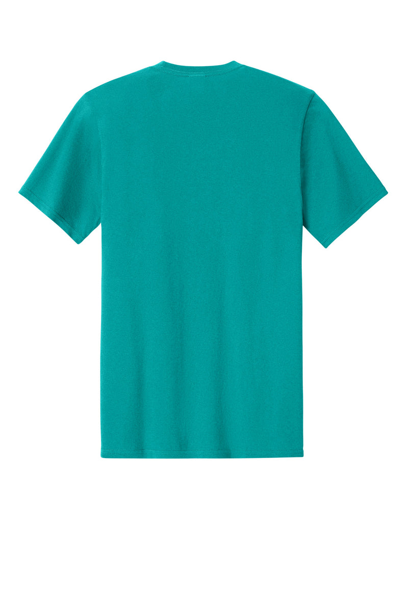 Port & Co Easy Cotton Tee - Bright Aqua