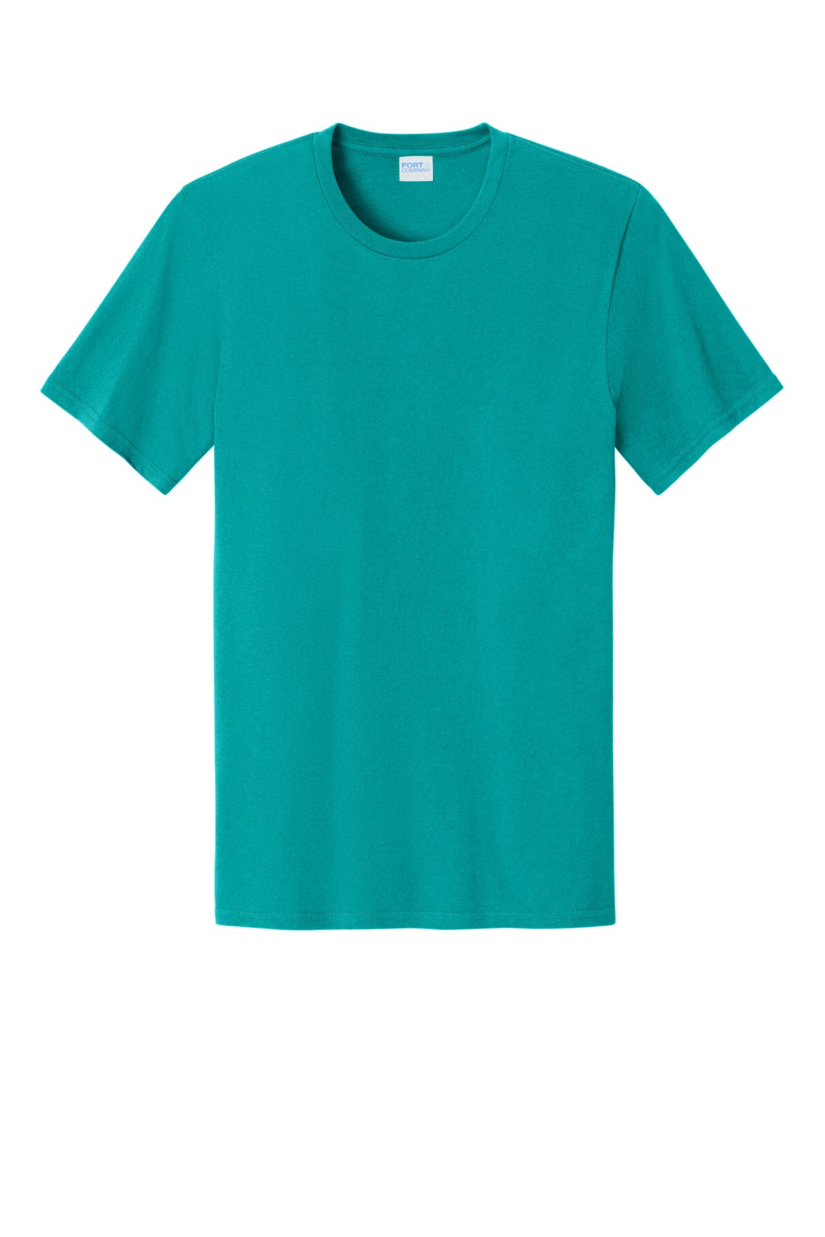 Port & Co Easy Cotton Tee - Bright Aqua