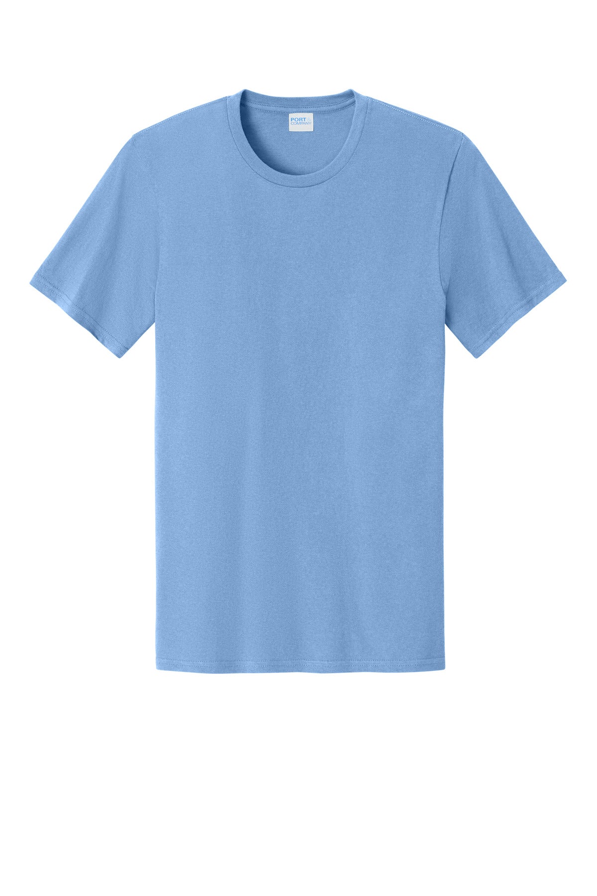 Port & Co Easy Cotton Tee - Carolina Blue