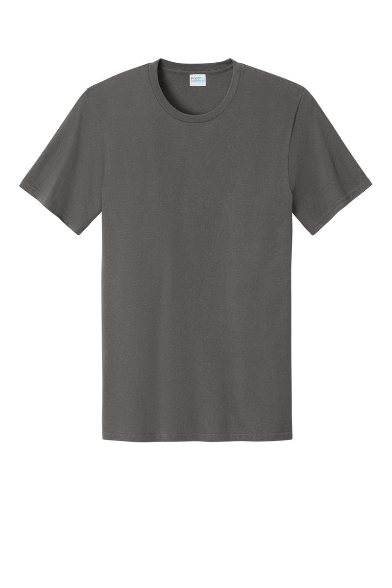 Port & Co Easy Cotton Tee - Charcoal