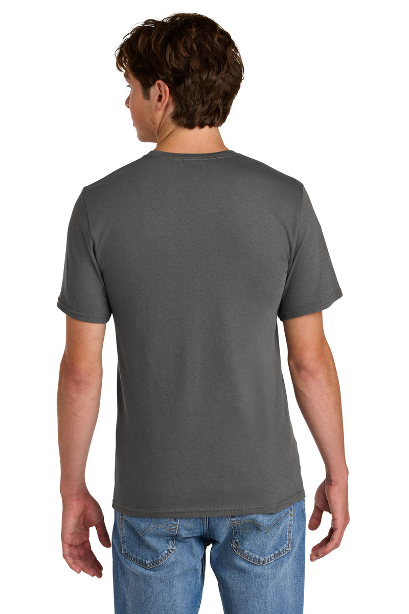 Port & Co Easy Cotton Tee - Charcoal