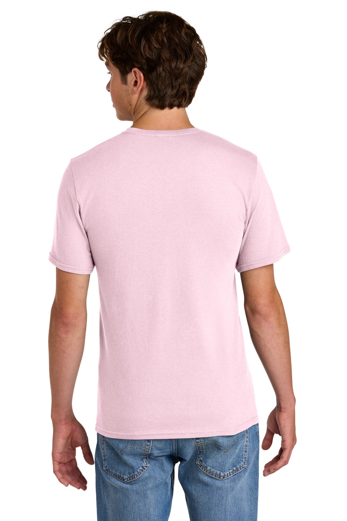 Port & Co Easy Cotton Tee - Cherry Blossom