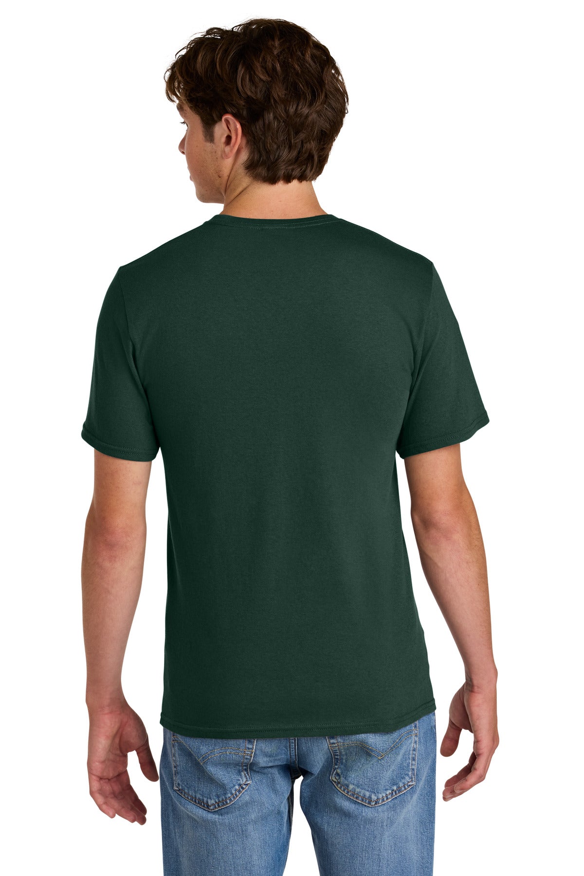 Port & Co Easy Cotton Tee - Dark Green