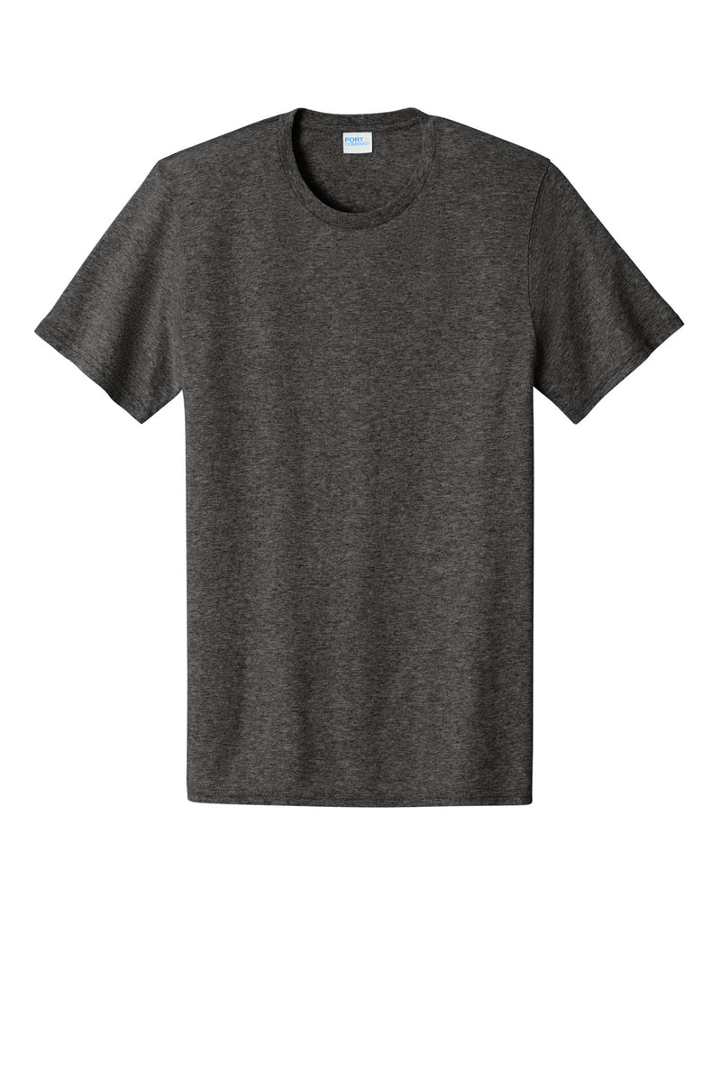 Port & Co Easy Cotton Tee - Dark Heather Grey