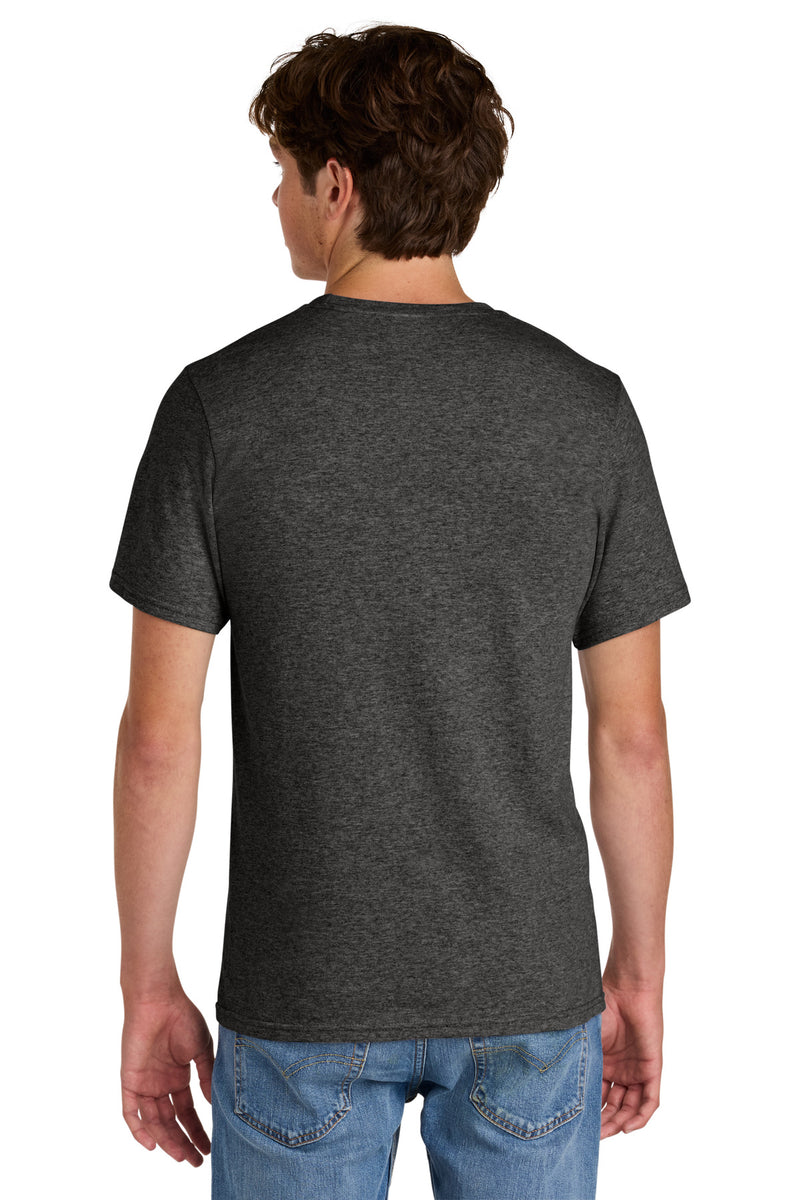 Port & Co Easy Cotton Tee - Dark Heather Grey