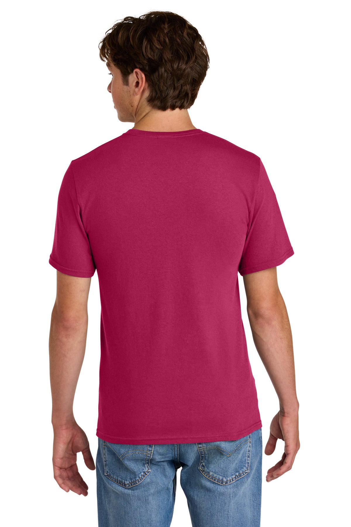 Port & Co Easy Cotton Tee - Flush Pink
