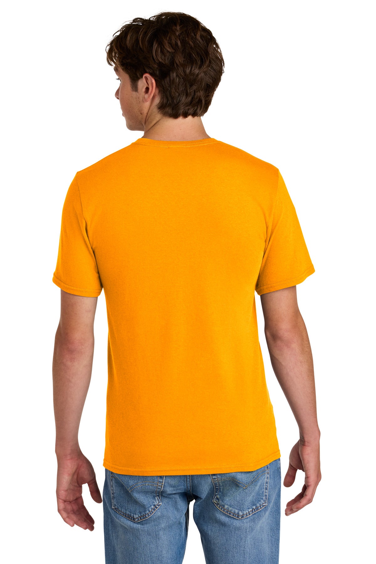 Port & Co Easy Cotton Tee - Gold