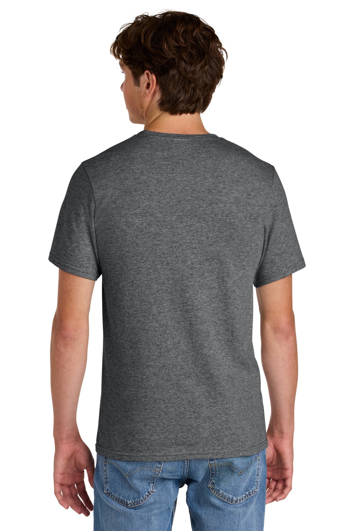 Port & Co Easy Cotton Tee - Graphite Heather