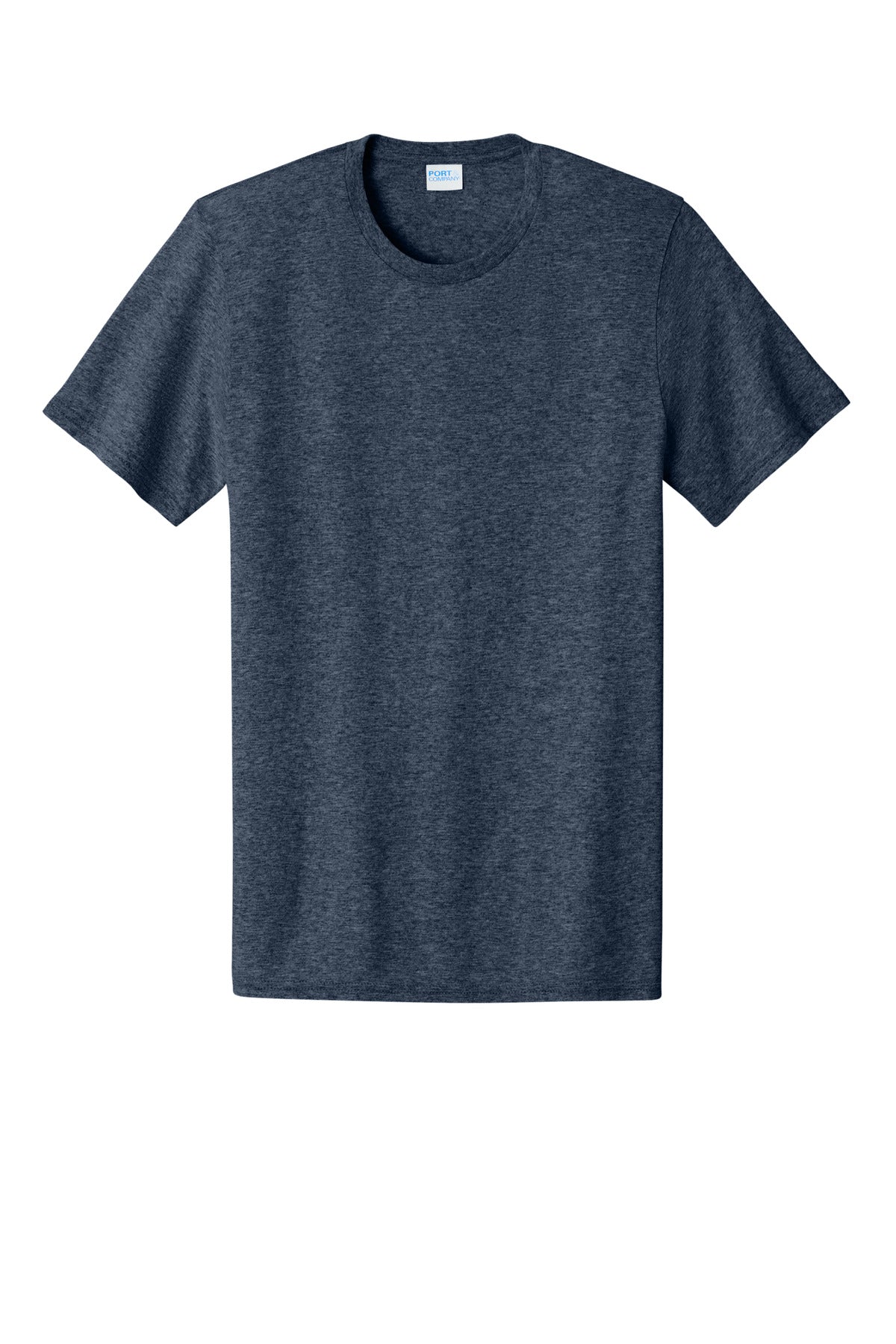 Port & Co Easy Cotton Tee - Heather Navy