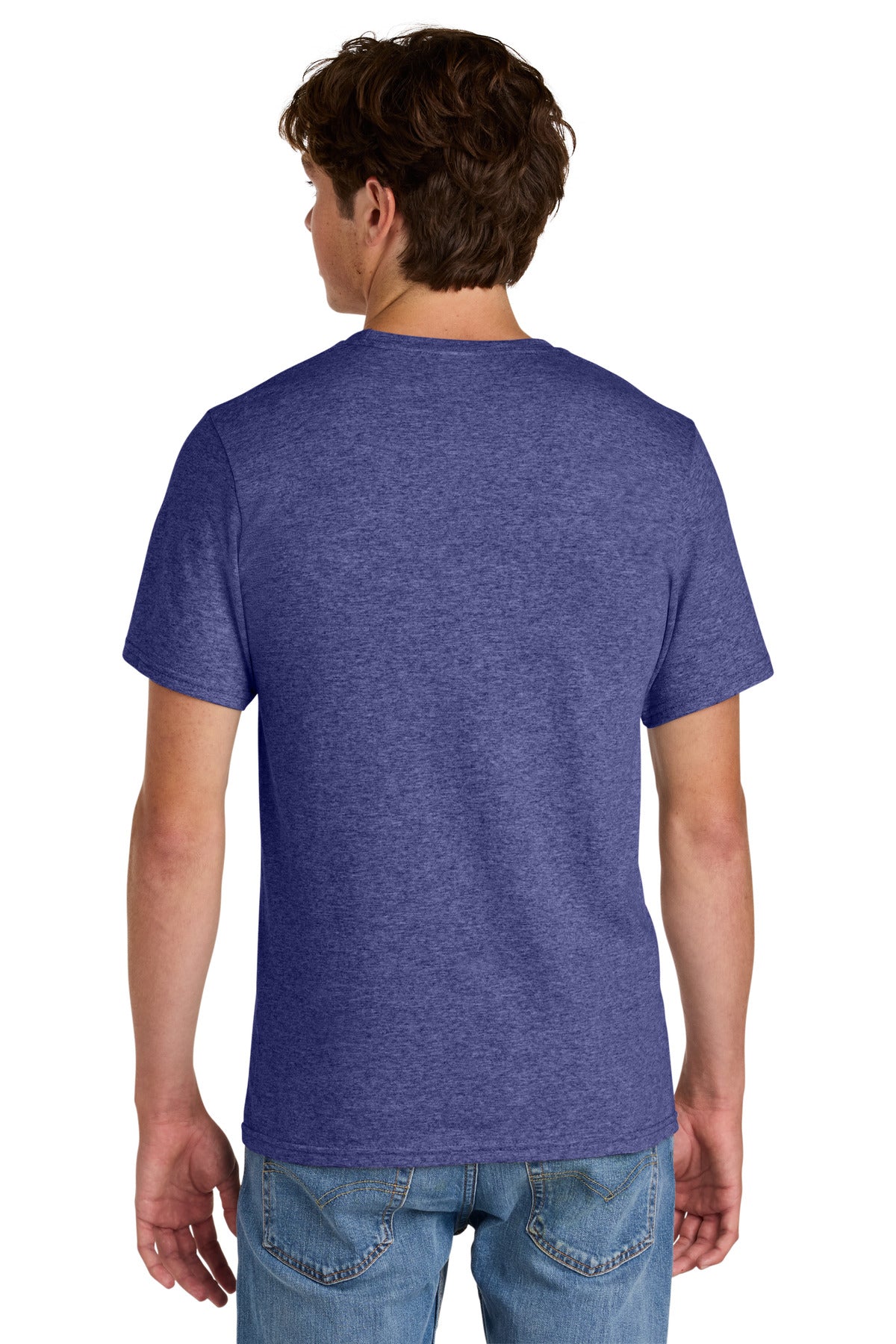 Port & Co Easy Cotton Tee - Heather Purple