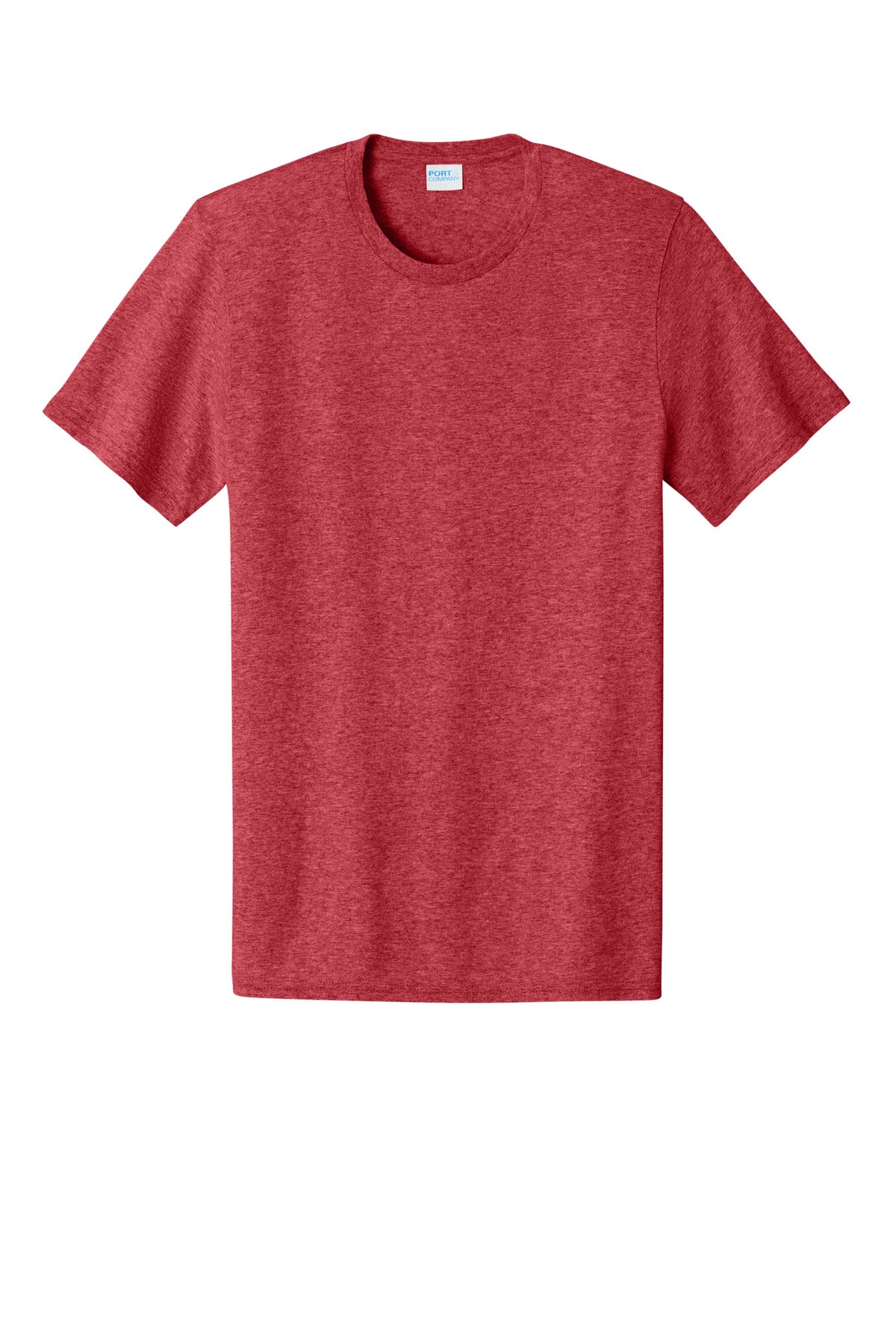 Port & Co Easy Cotton Tee - Heather Red
