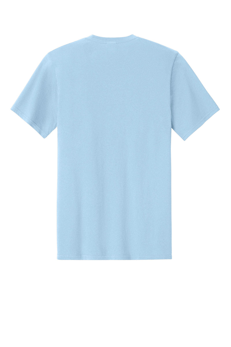 Port & Co Easy Cotton Tee - Ice Blue
