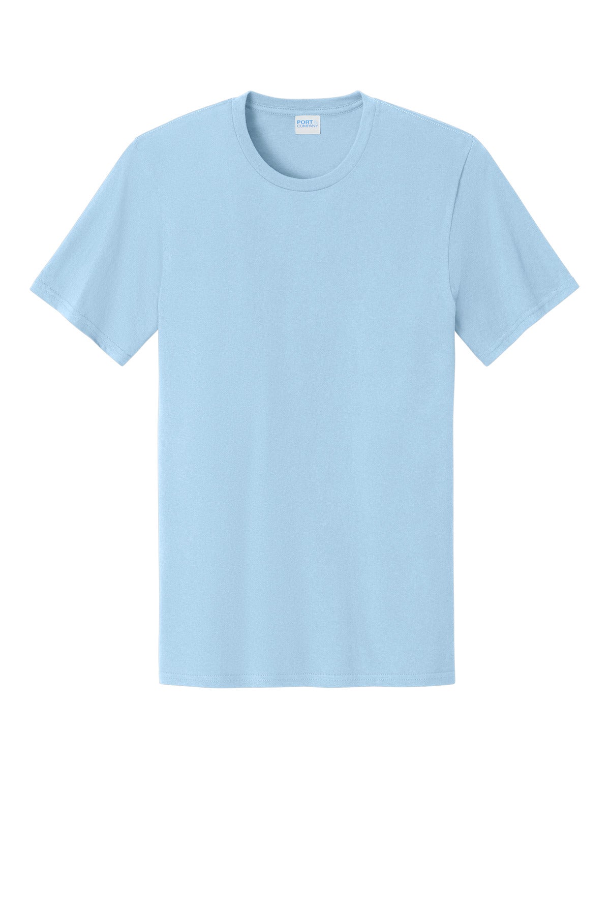 Port & Co Easy Cotton Tee - Ice Blue