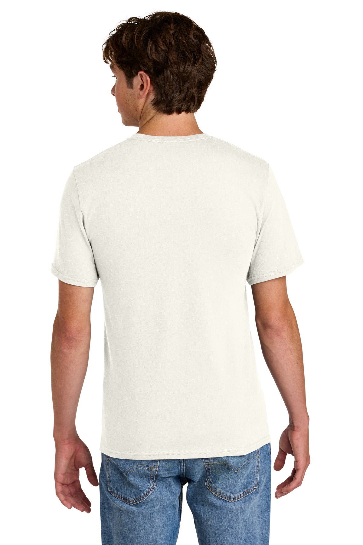 Port & Co Easy Cotton Tee - Ivory