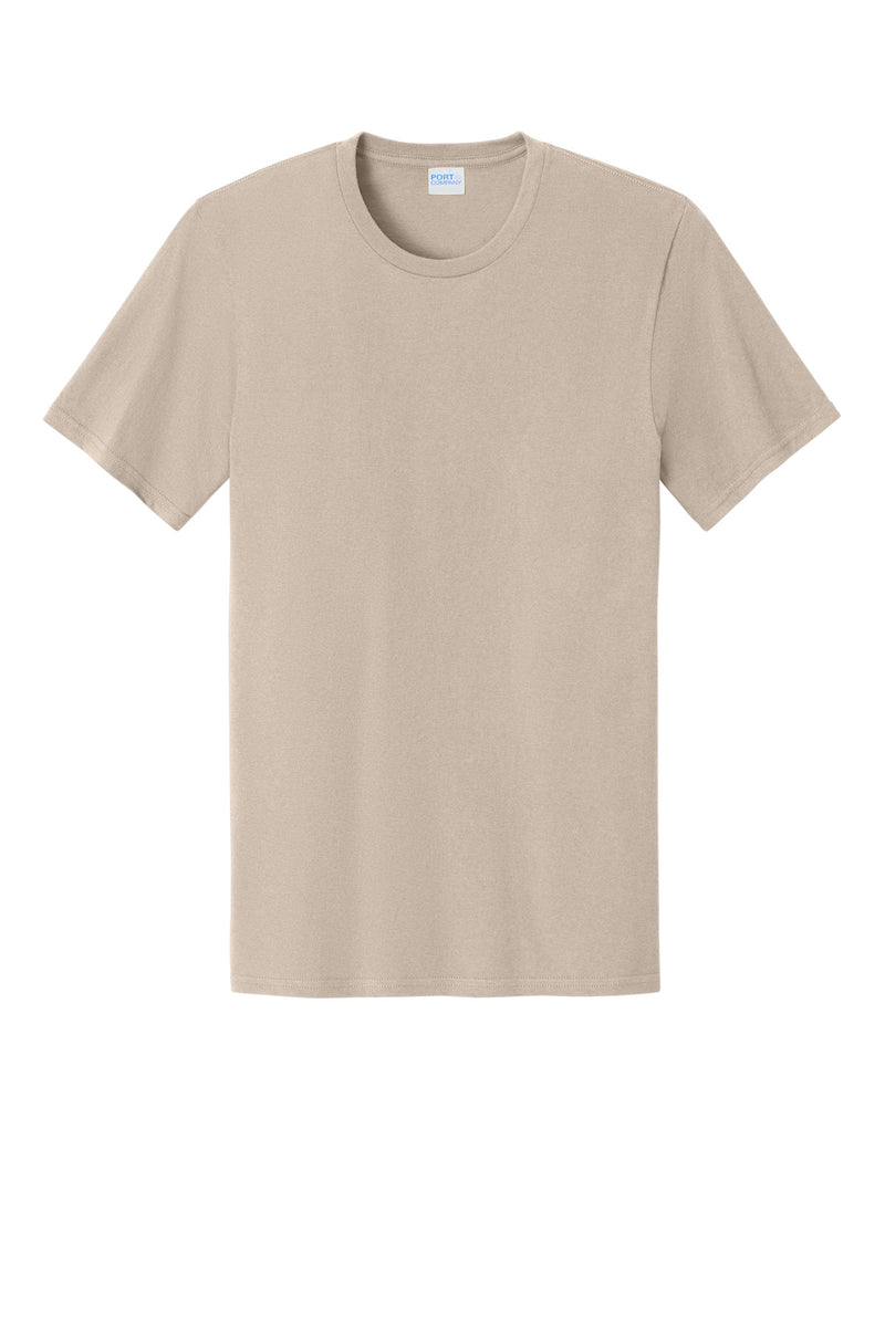 Port & Co Easy Cotton Tee - Light Sand