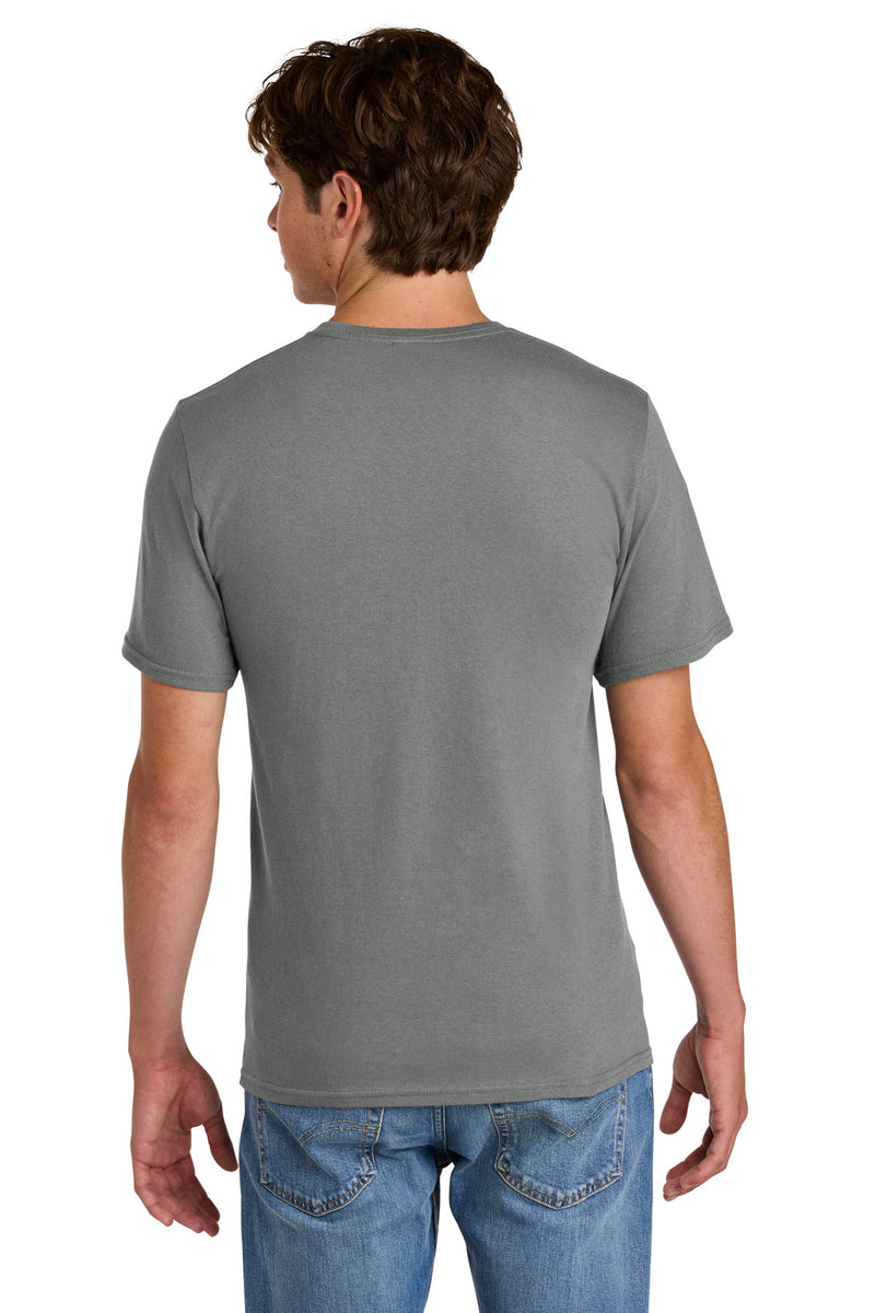 Port & Co Easy Cotton Tee - Medium Grey
