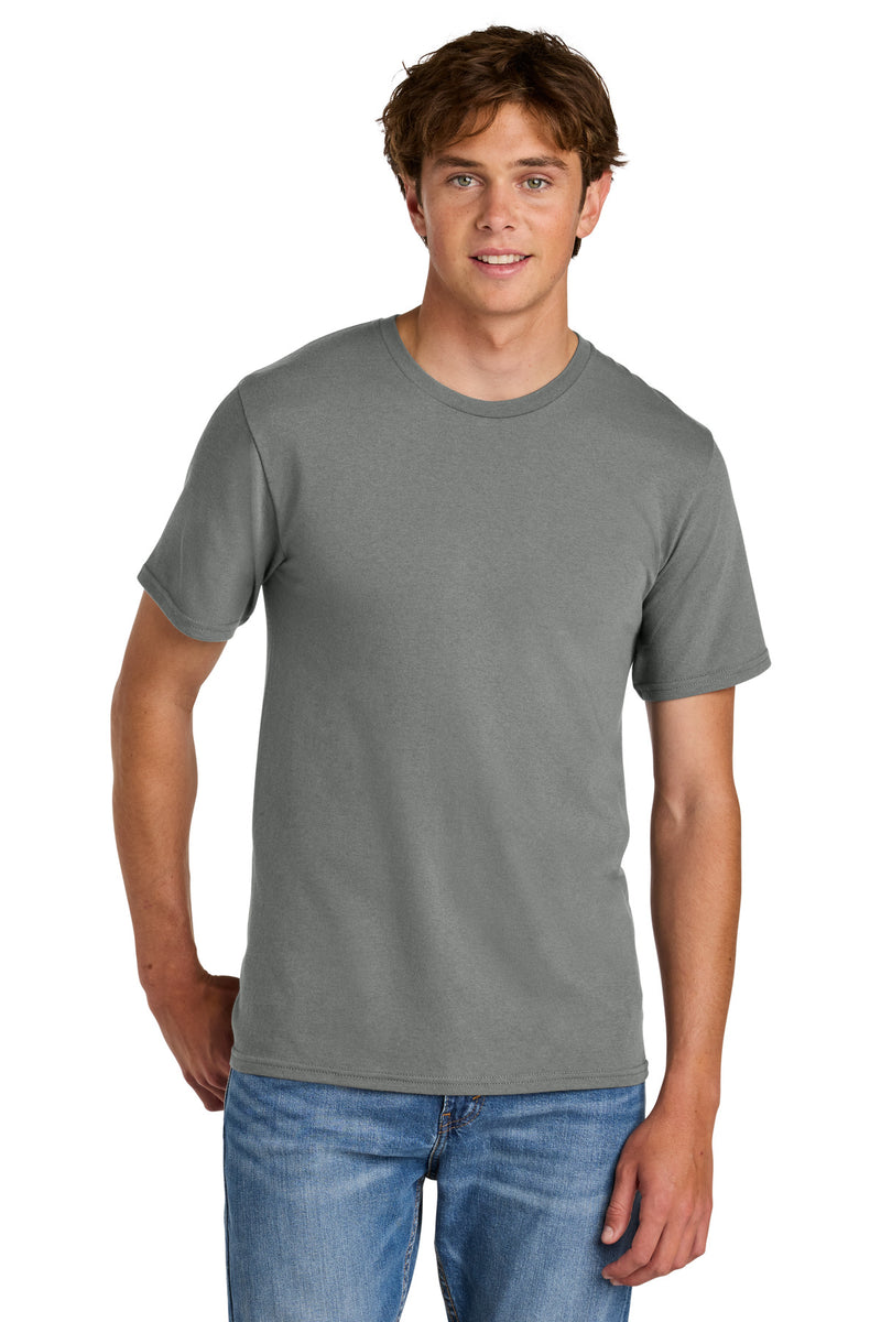 Port & Co Easy Cotton Tee - Medium Grey