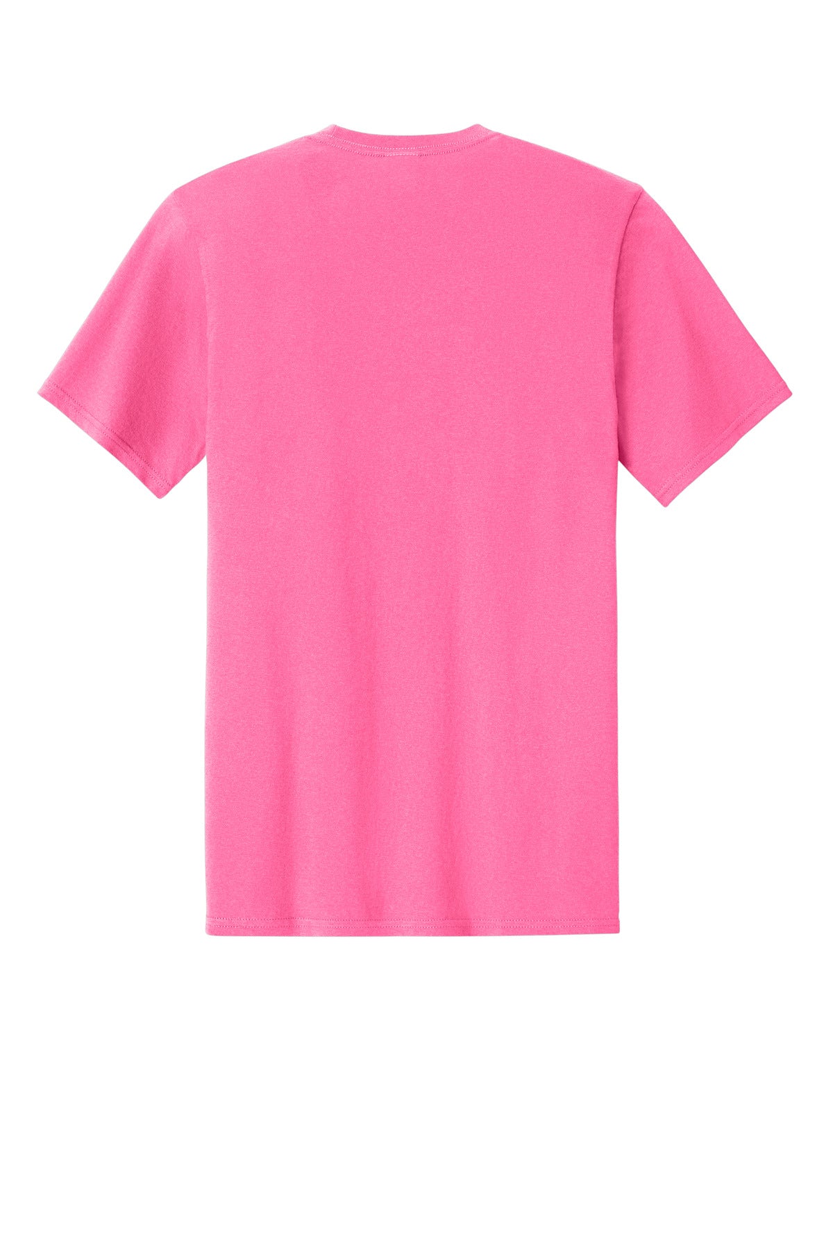 Port & Co Easy Cotton Tee - Neon Pink