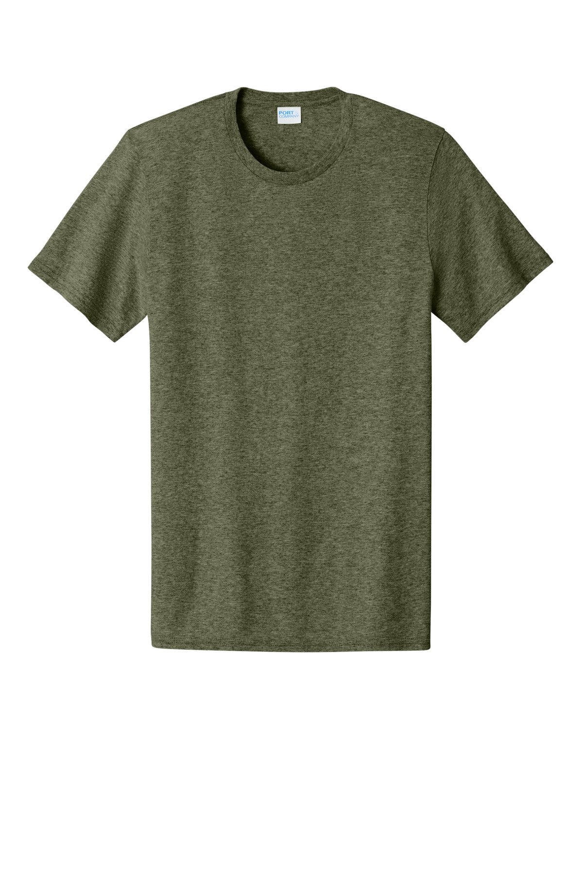 Port & Co Easy Cotton Tee - Olive Drab Green Heather