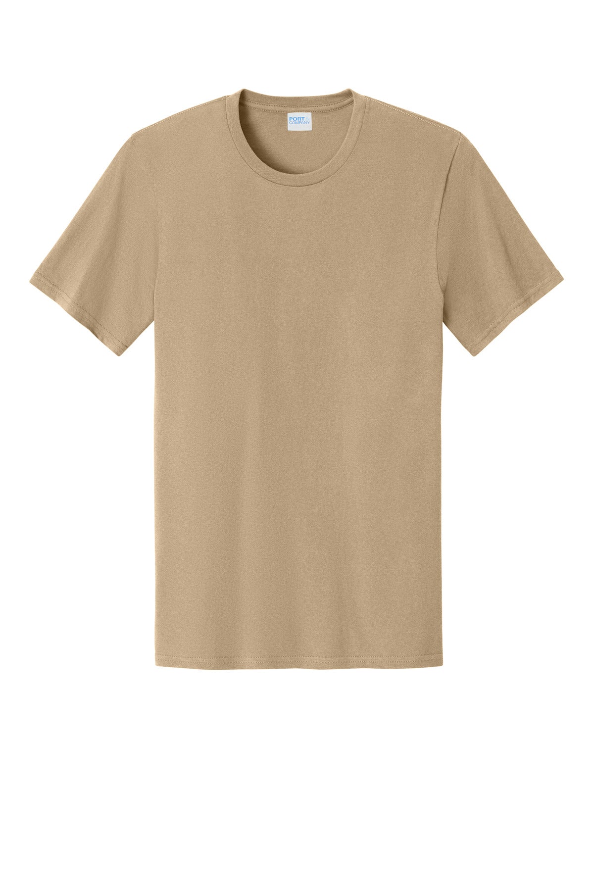 Port & Co Easy Cotton Tee - Sand