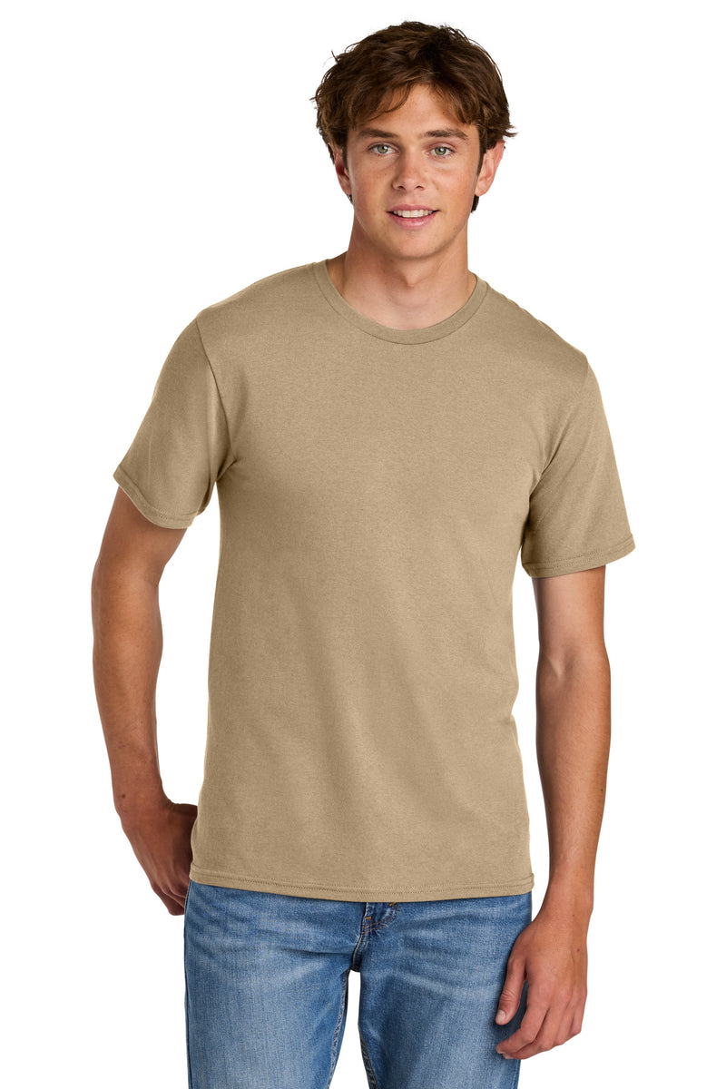 Port & Co Easy Cotton Tee - Sand
