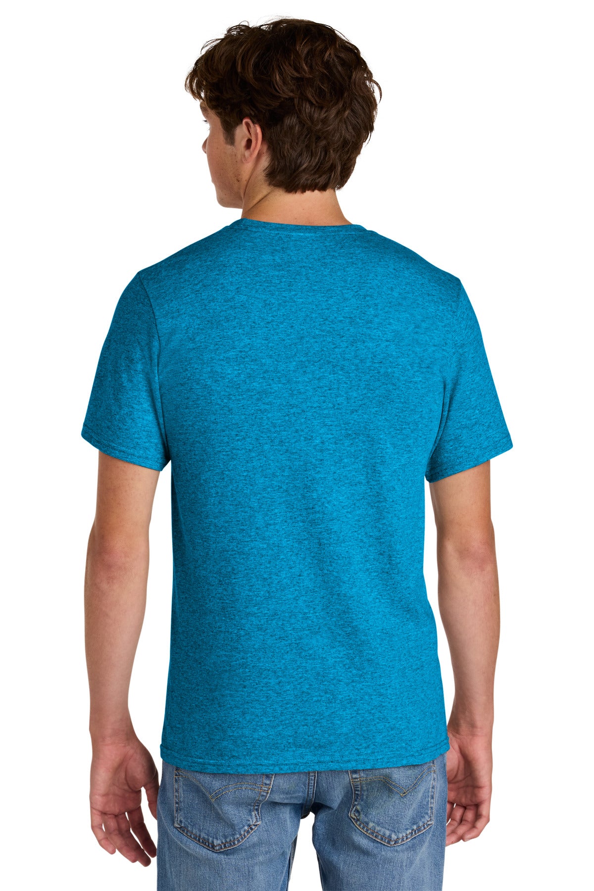 Port & Co Easy Cotton Tee - Sapphire Heather
