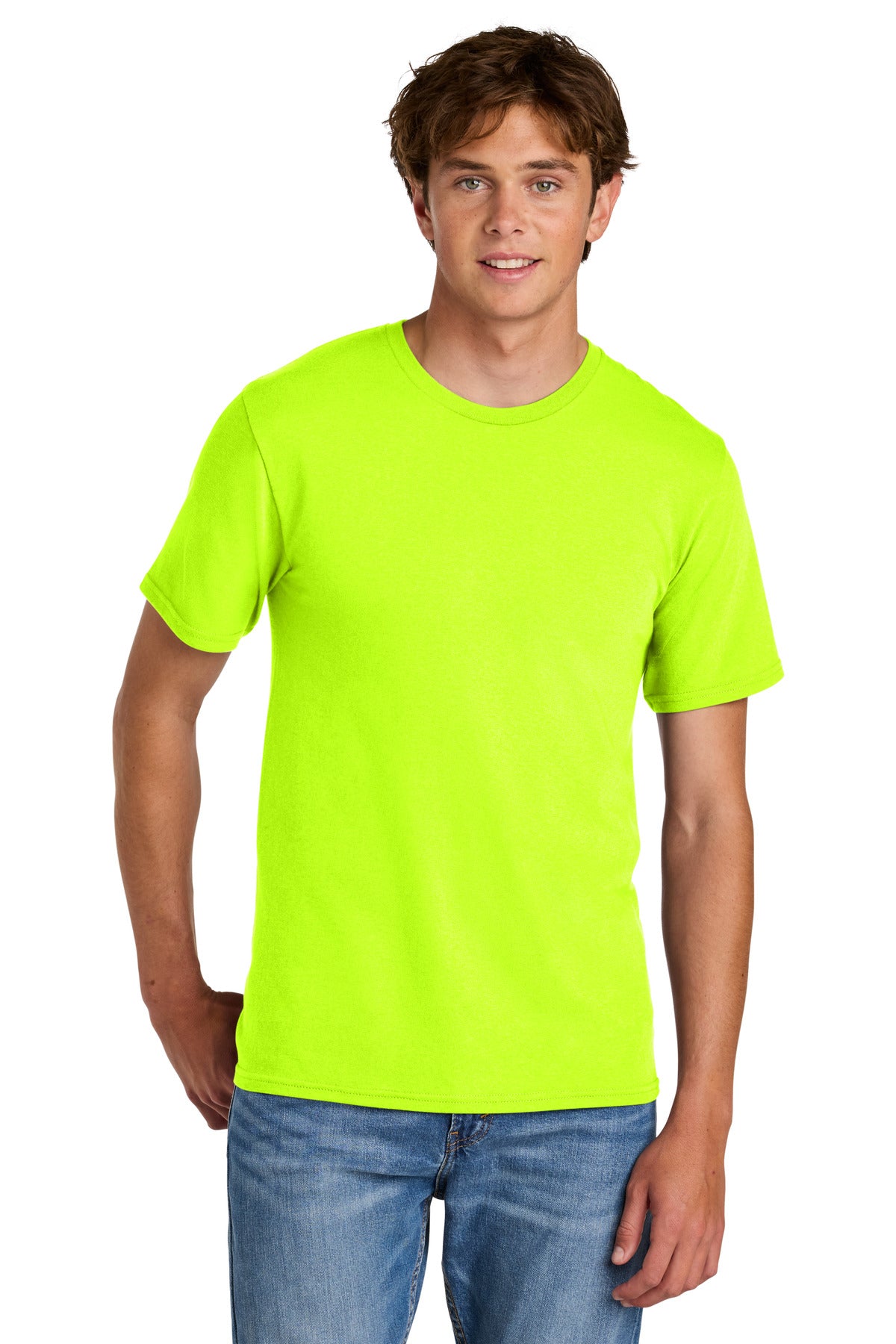 Port & Co Easy Cotton Tee - S. Green