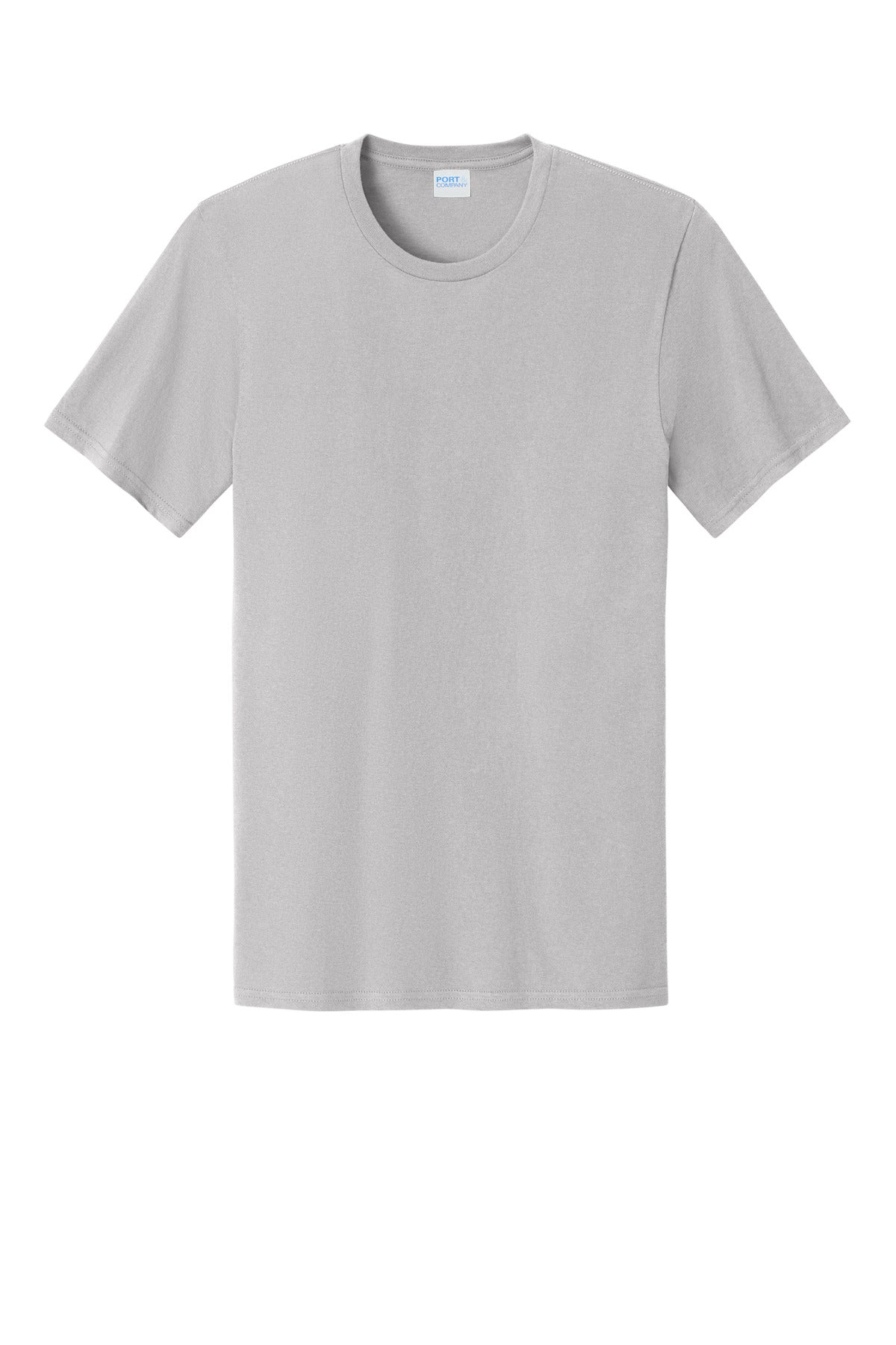 Port & Co Easy Cotton Tee - Silver