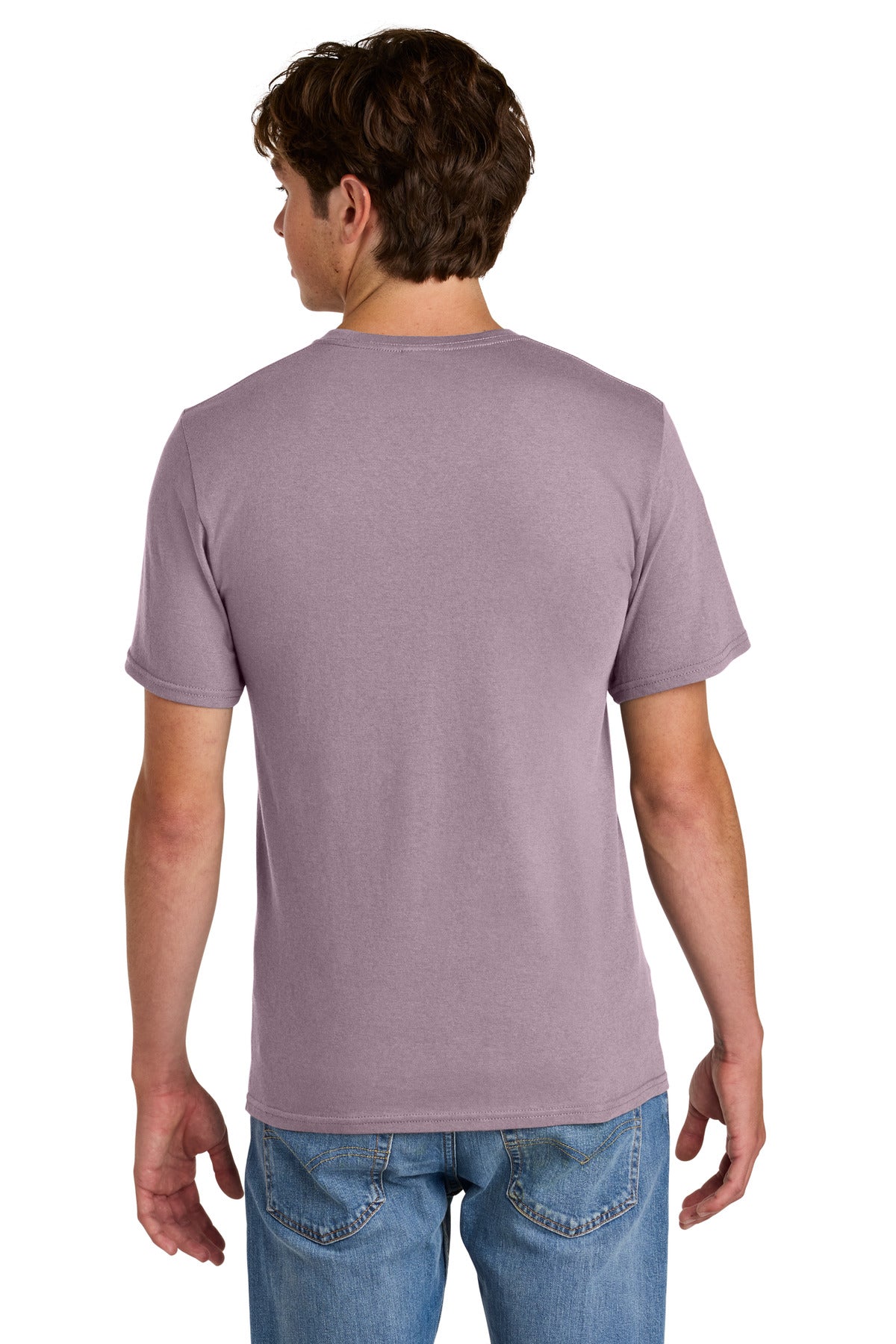 Port & Co Easy Cotton Tee - Smoky Amethyst