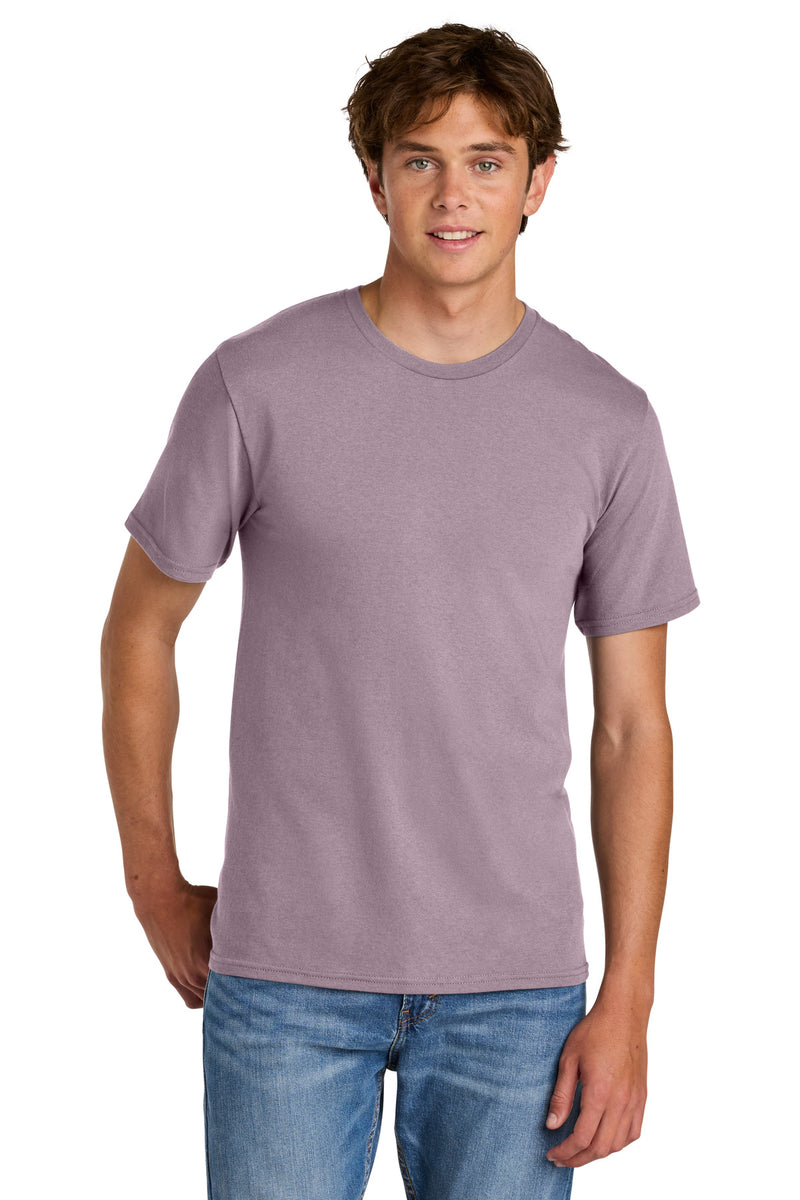 Port & Co Easy Cotton Tee - Smoky Amethyst