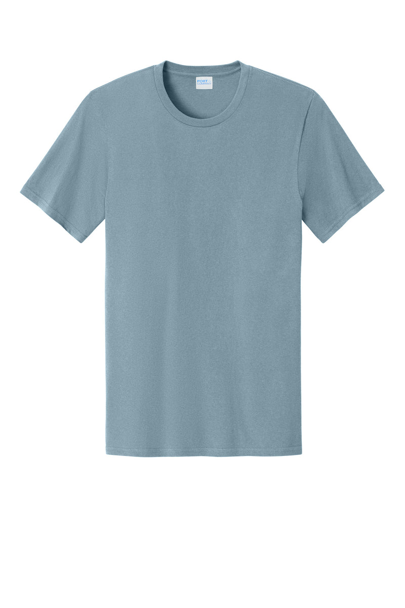 Port & Co Easy Cotton Tee - Stonewashed Blue