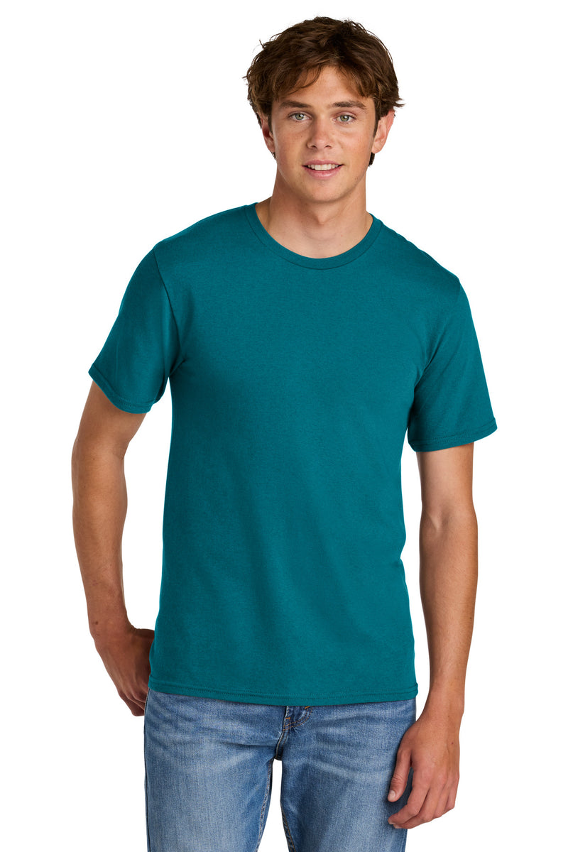 Port & Co Easy Cotton Tee - Teal