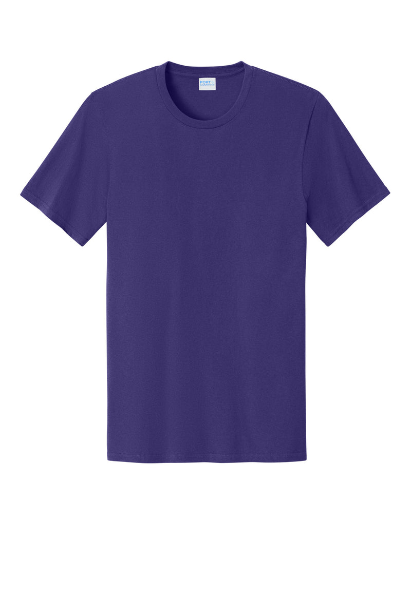 Port & Co Easy Cotton Tee - Team Purple
