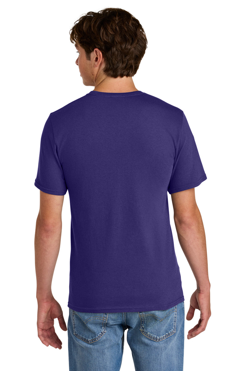 Port & Co Easy Cotton Tee - Team Purple