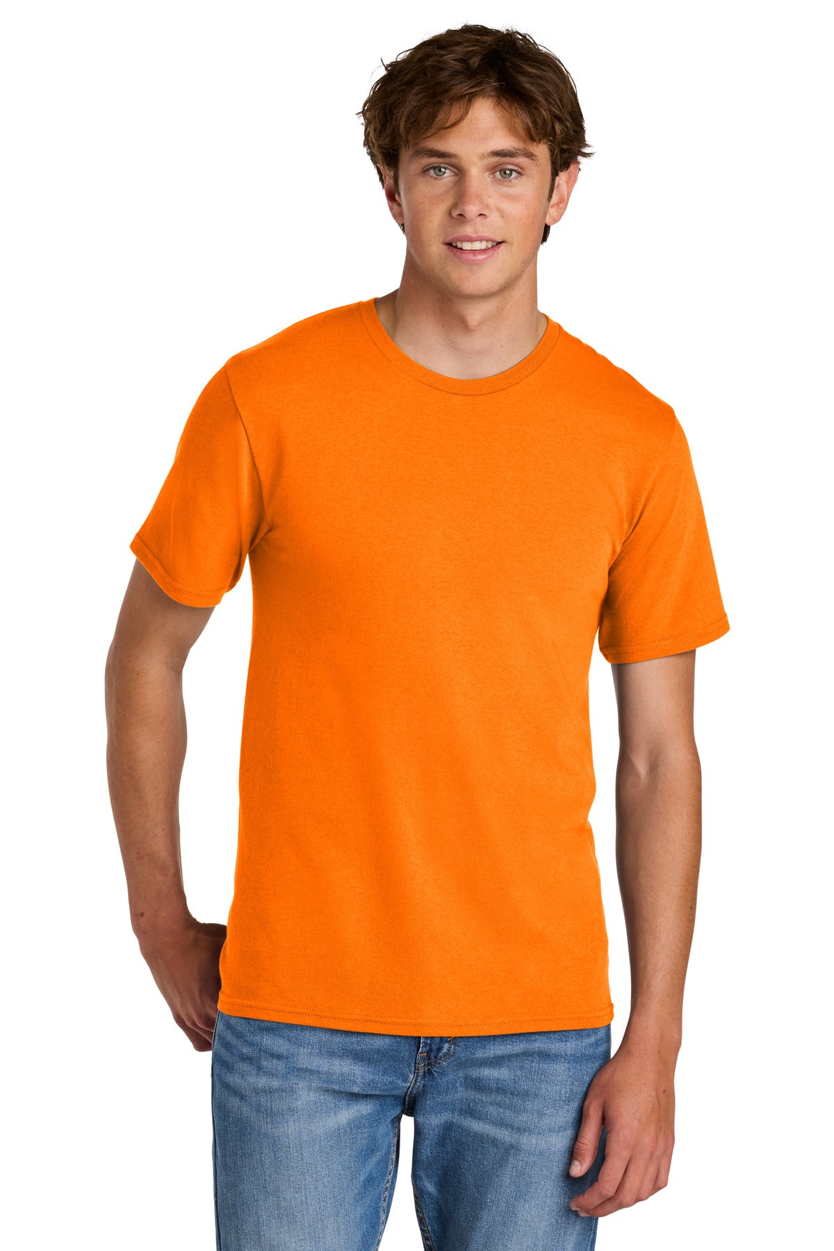 Port & Co Easy Cotton Tee - Tennessee Orange